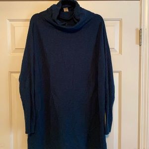 Free People Cowled Neck Long Sleeve Tunic